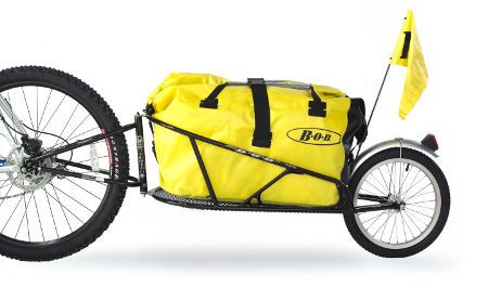o2cycles velo location accessoire transport remorque bagages bob yak